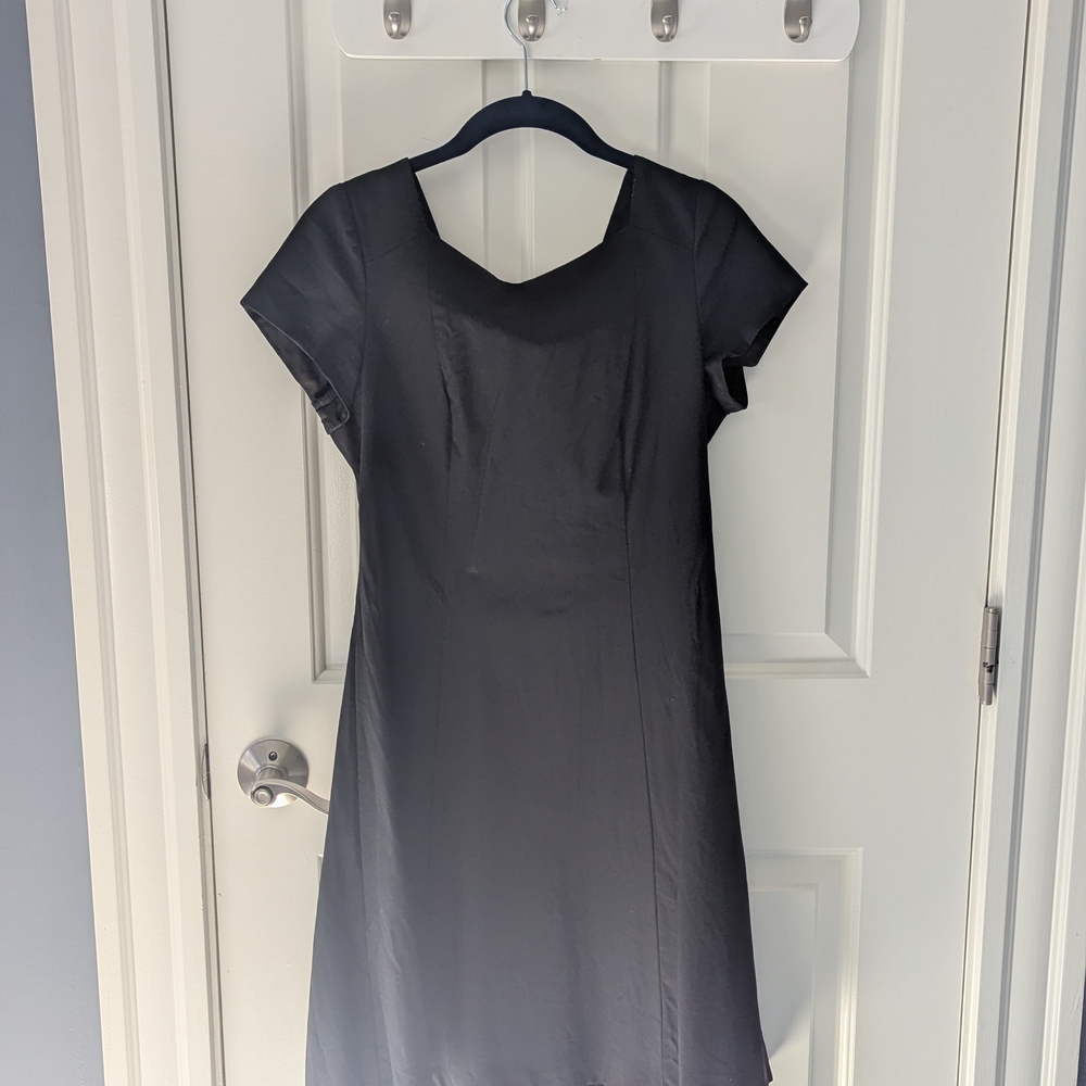 Theory Black Midi Dress